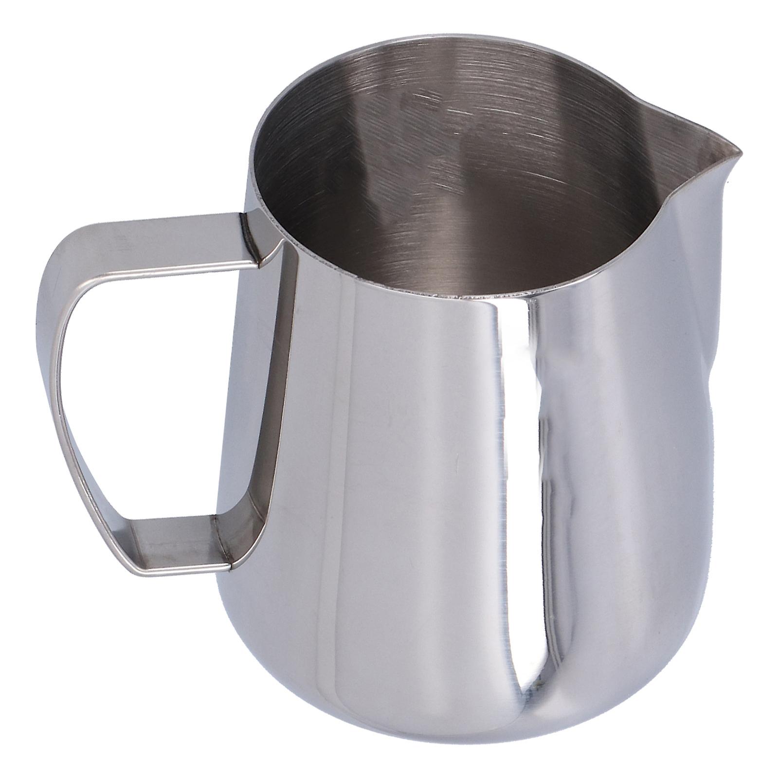 400ml Coffee Pitcher Cup 304 Stainless Steel Coffee Milk Frothing Cup For Home Bar