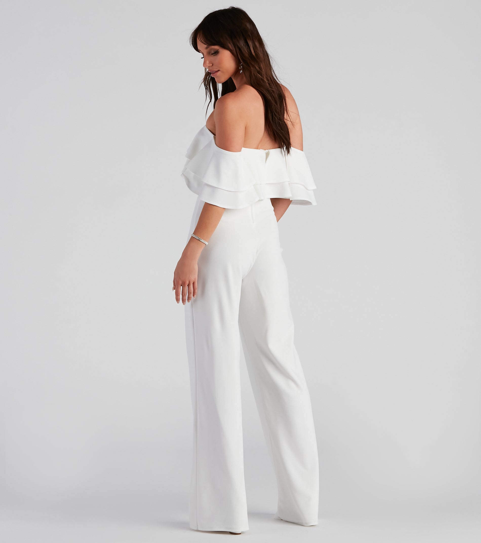 Iconic Elegance Off The Shoulder Jumpsuit