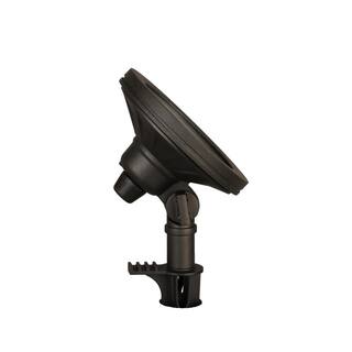 Hampton Bay 9.8-Watt Black Adjustable Light Color Outdoor Integrated LED Landscape Flood Light IWH5101L-2