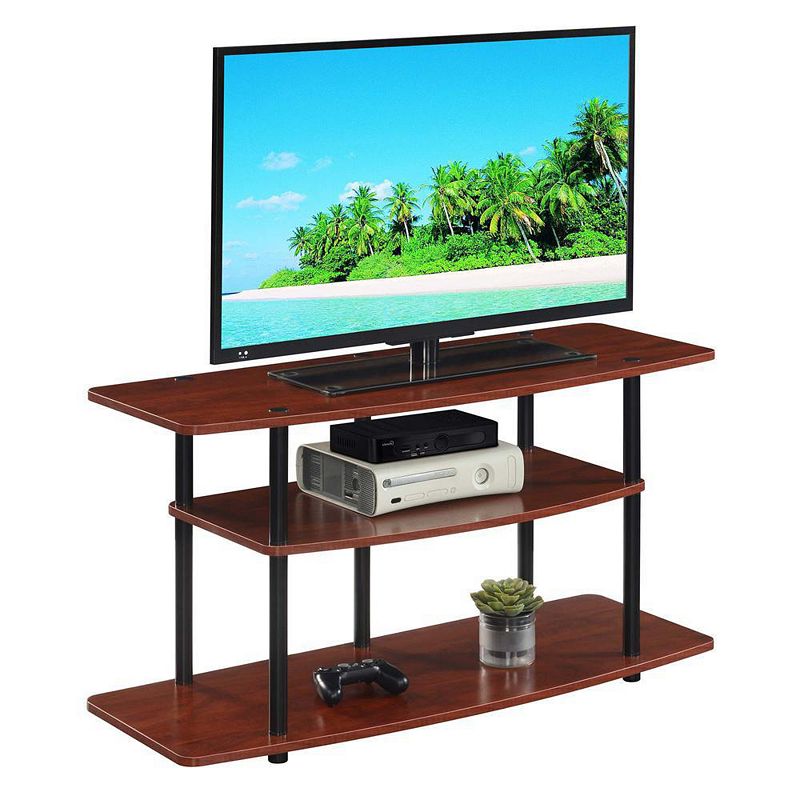 Convenience Concepts Designs2Go No Tools 3 Tier Wide TV Stand