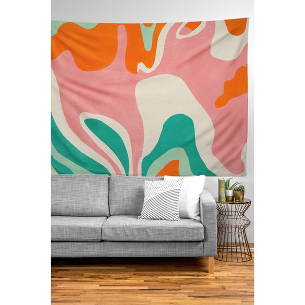 Sunshinecanteen Psychedelic Fleurs Tapestry Society6