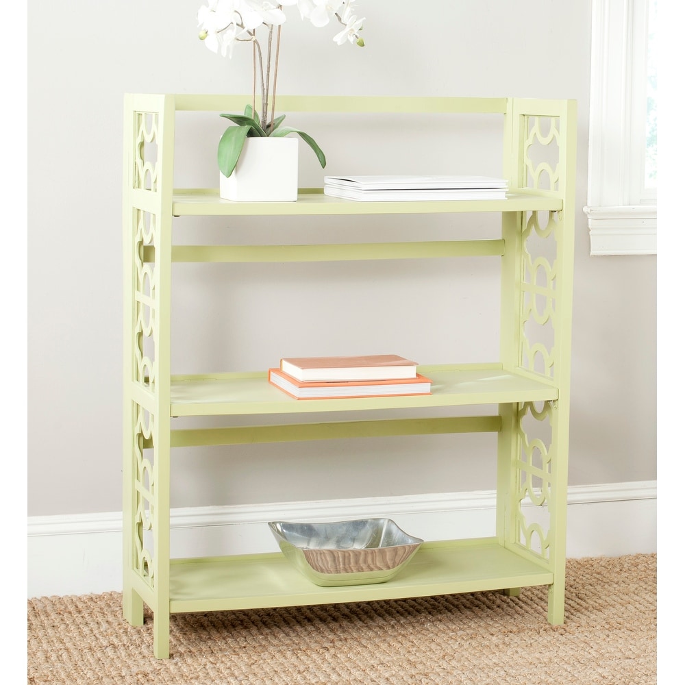 SAFAVIEH Natalie Avocado Green Low Bookcase   33.5\