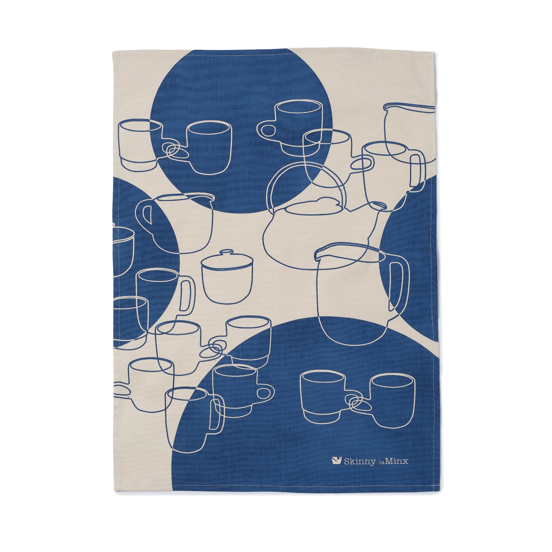 Heath Ceramics 75th Anniversary Tea Towel in Inky Blue