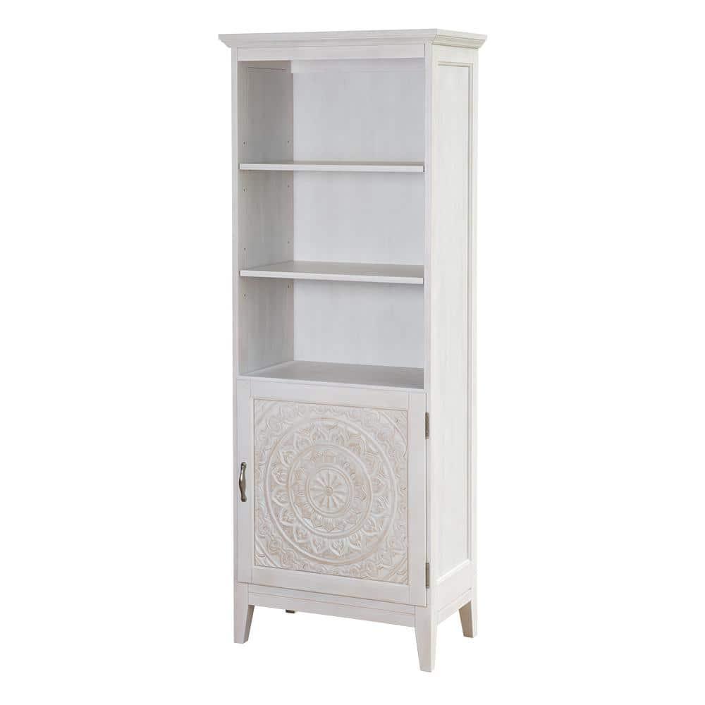 Home Decorators Collection Chennai 25 in W Linen Cabinet in White Wash