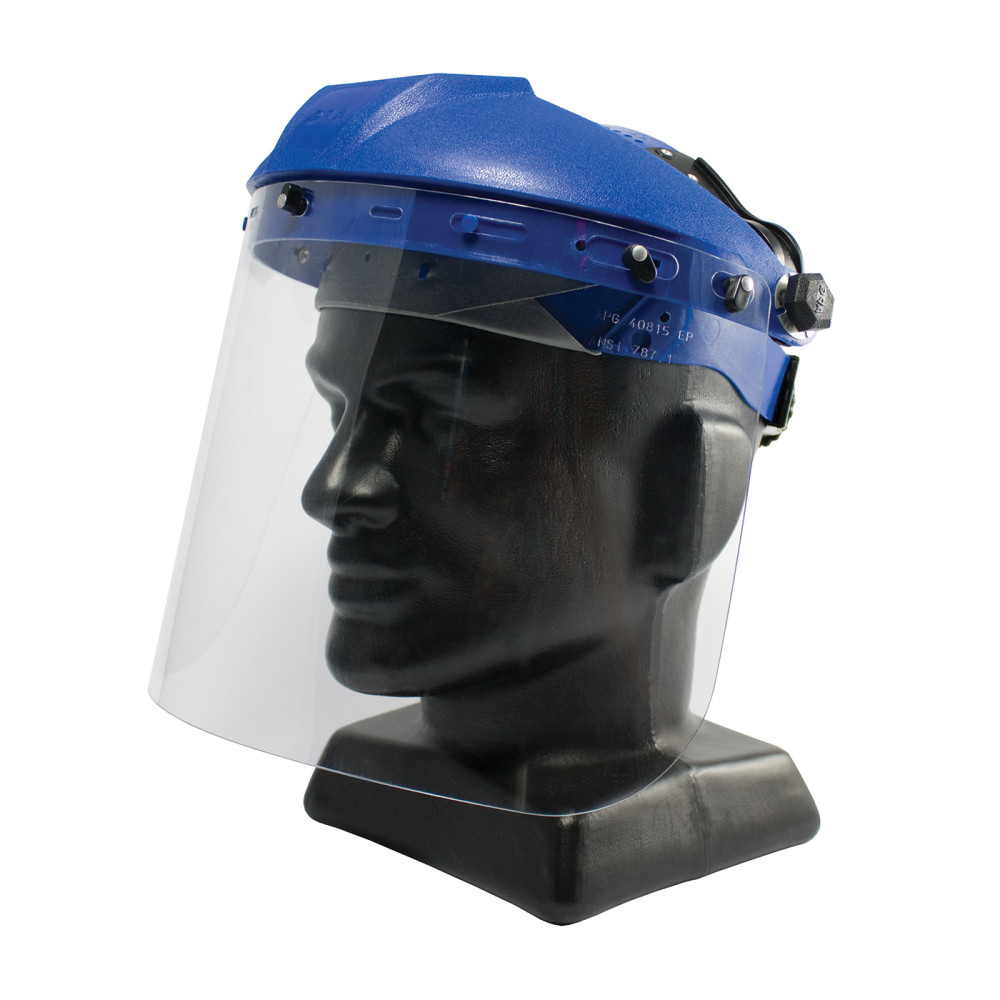 Protective Industrial Products Safety Visor Bouton Optical Universal Fit Flat Polycarbonate