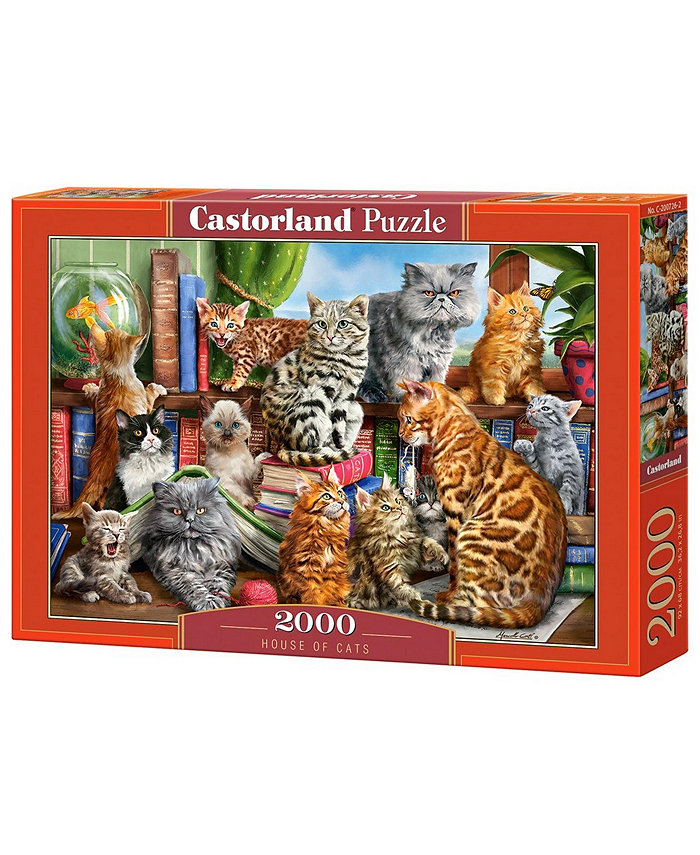 Castorland House of Cats Jigsaw Puzzle Set 2000 Piece