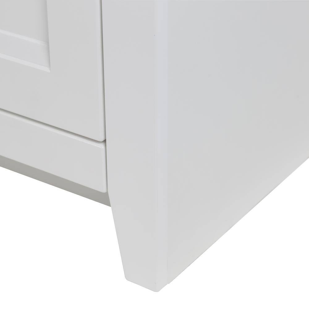 Home Decorators Collection Ridge 60 in. W x 21.6 in. D x 34 in. H Bath Vanity Cabinet without Top in White RG60-WH