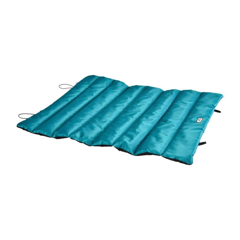 MAX & MARLOW Green Medium Bed Portable, Water Resistant Roll Up Dog Mat 00346