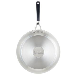 KitchenAid Stainless Steel 12 in. Stainless Steel Frying Pan Silver 71025