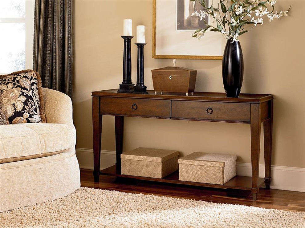 Hammary Sunset Valley Sofa Table   Transitional   Console Tables   by ShopLadder  Houzz