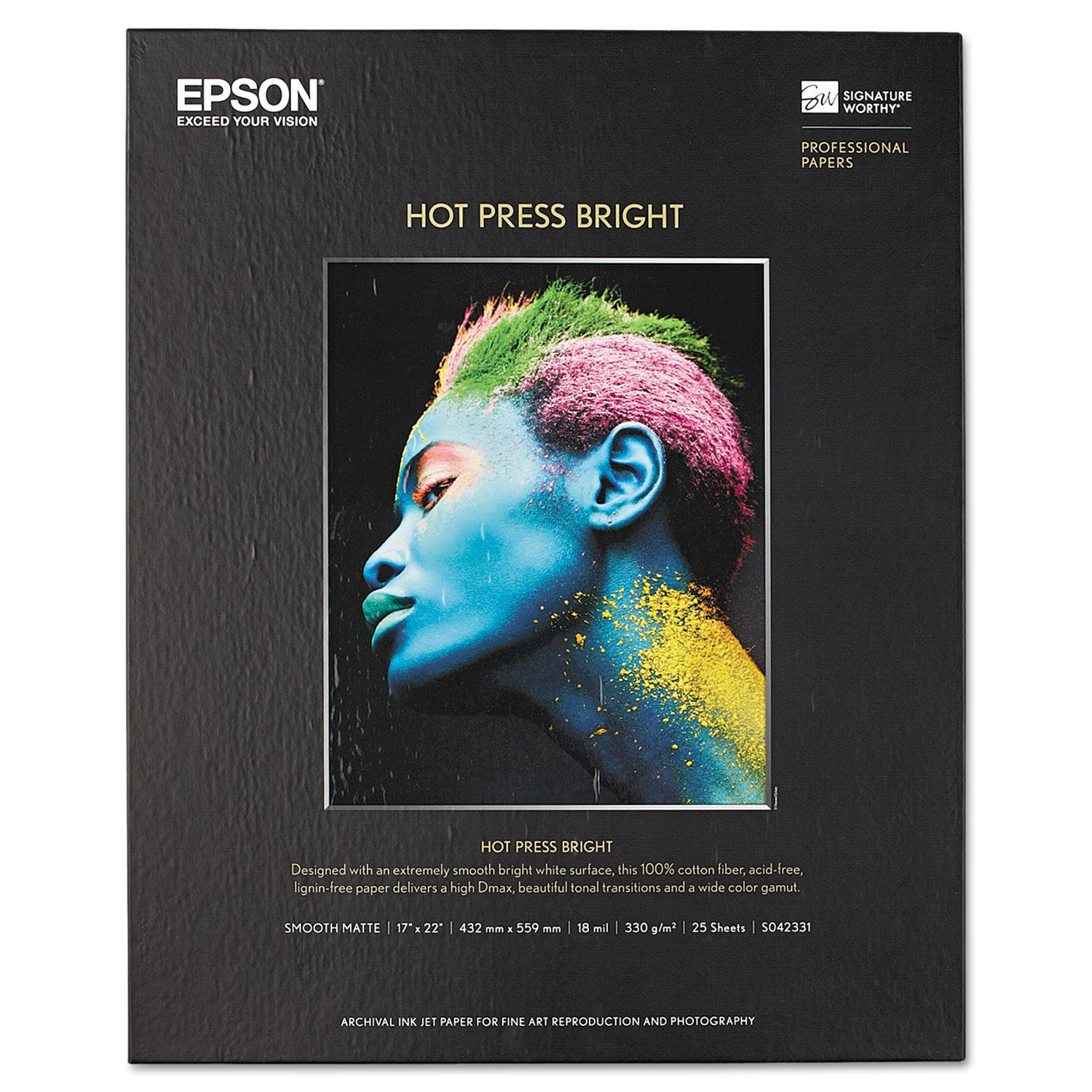 Hot Press Bright Fine Art Paper by andreg; EPSS042331