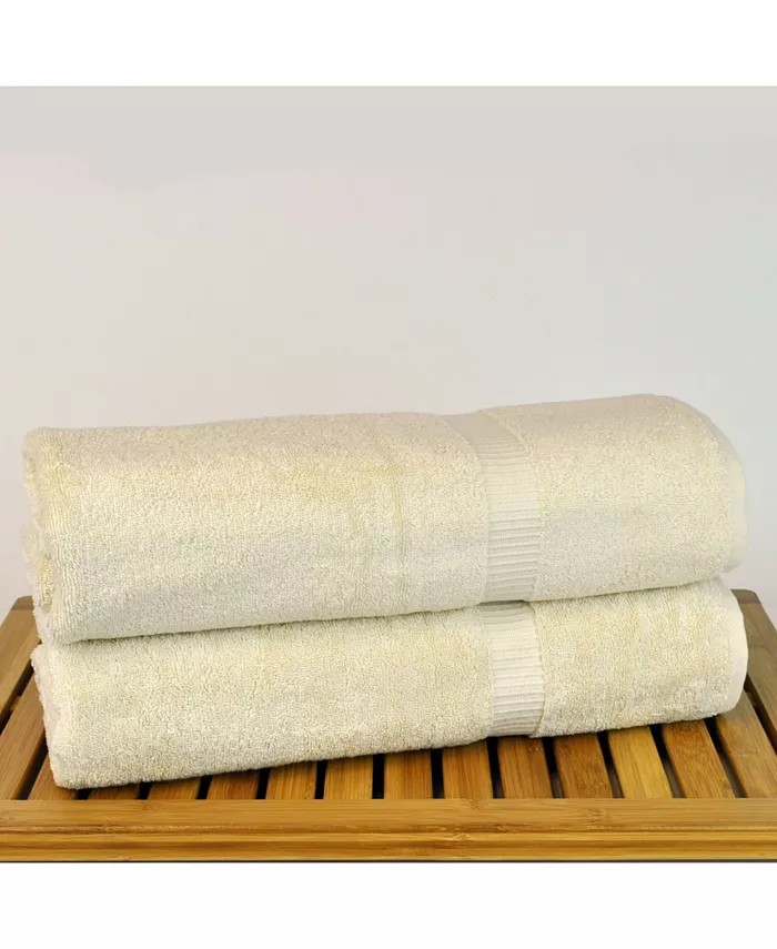 BC Bare Cotton Luxury Hotel Spa Towel Turkish Bath Sheets Set of 2