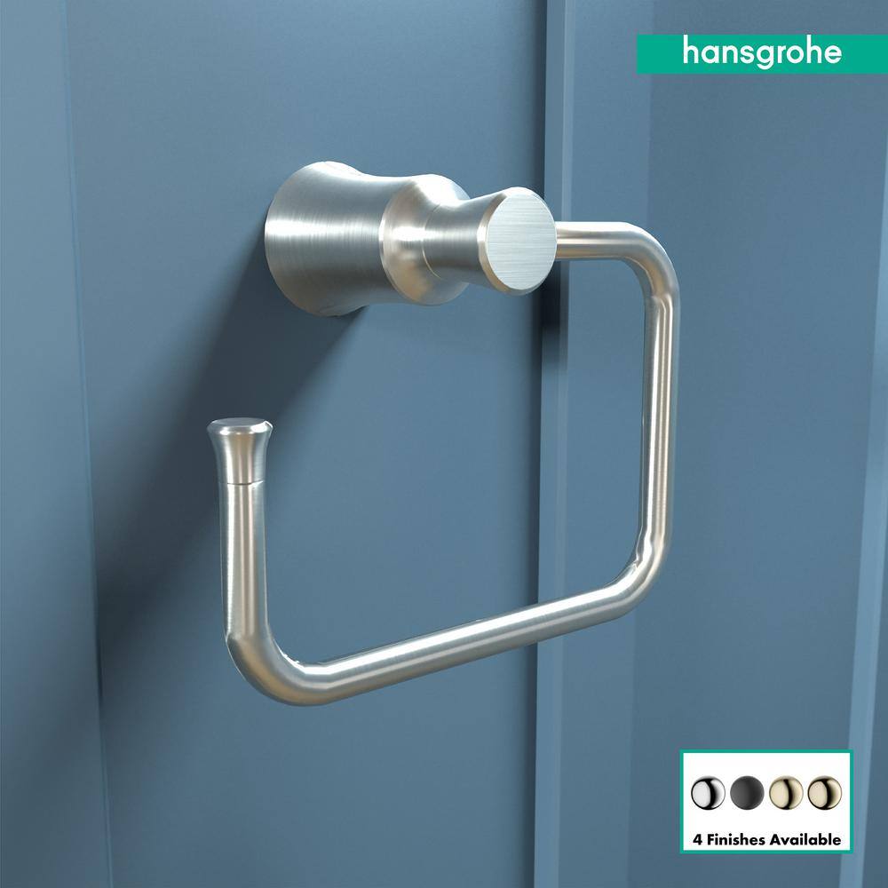 Hansgrohe Joleena Towel Ring in Brushed Nickel 04786820