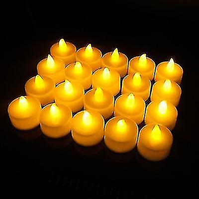 24 Flameless Led Candle Lights， Battery-powered Flameless Candles