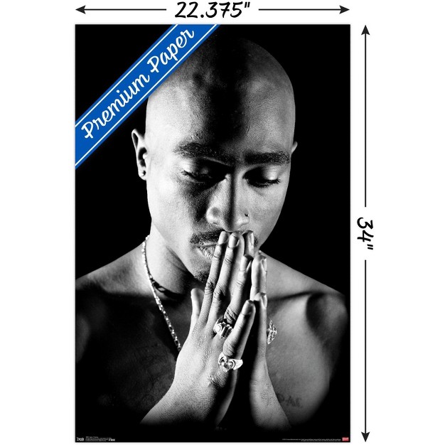 Trends International Tupac Praying Unframed Wall Poster Prints