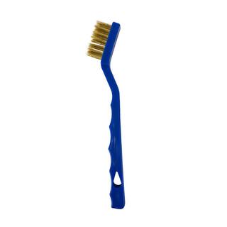 Robtec 6.5 in. Plastic Handle Brass Scratch Brush 20080837033