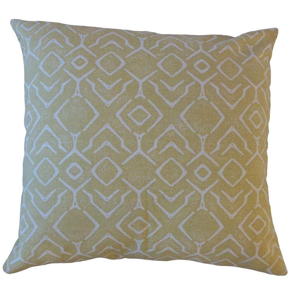 Maame Geometric Throw Pillow Trumpet