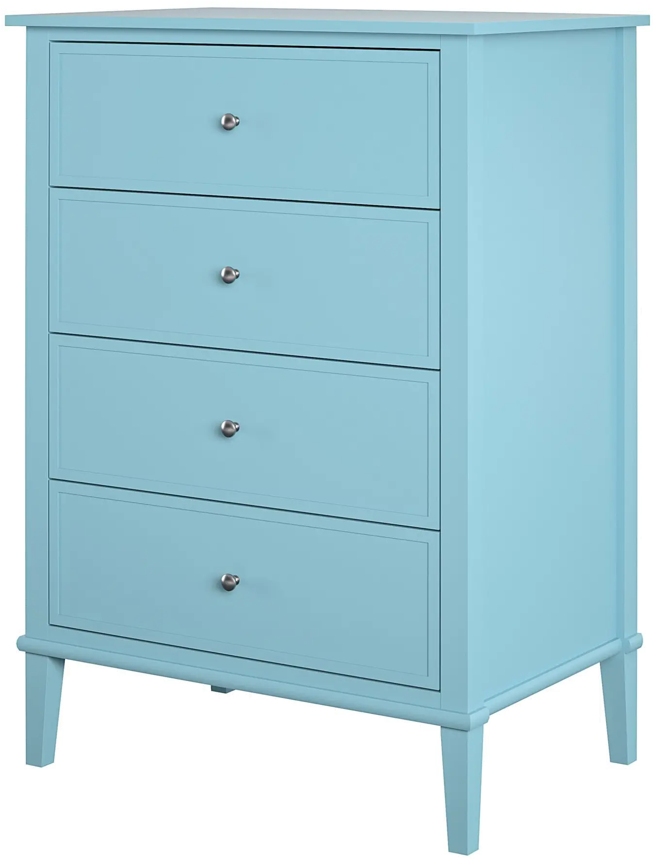 Franklin Transitional Blue 4-Drawer Dresser