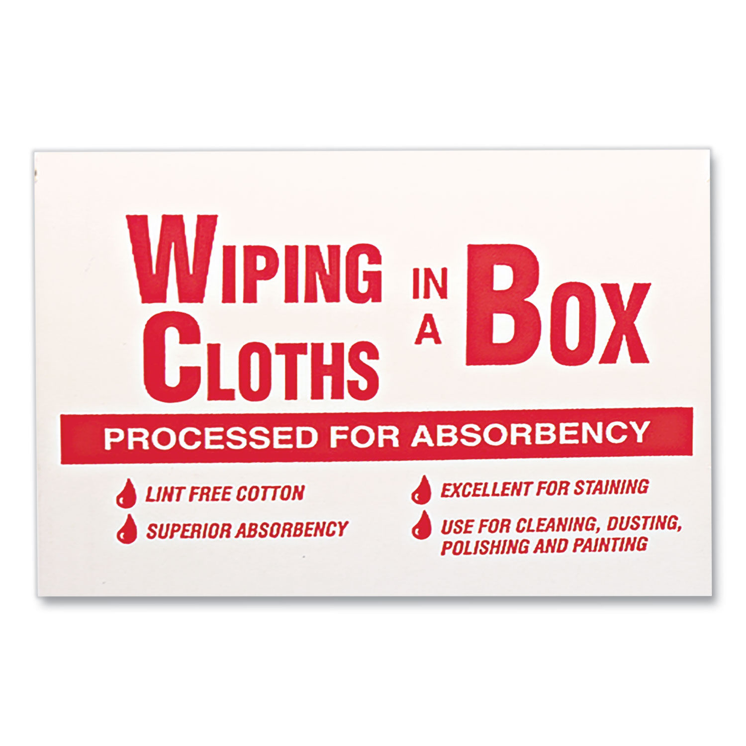 Multipurpose Reusable Wiping Cloths by General Supply UFSN205CW05