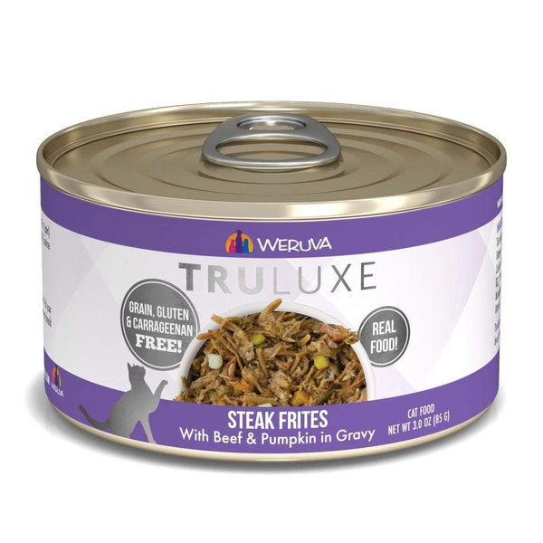 Weruva TRULUXE Steak Frites with Beef and Pumpkin in Gravy Canned Cat Fo