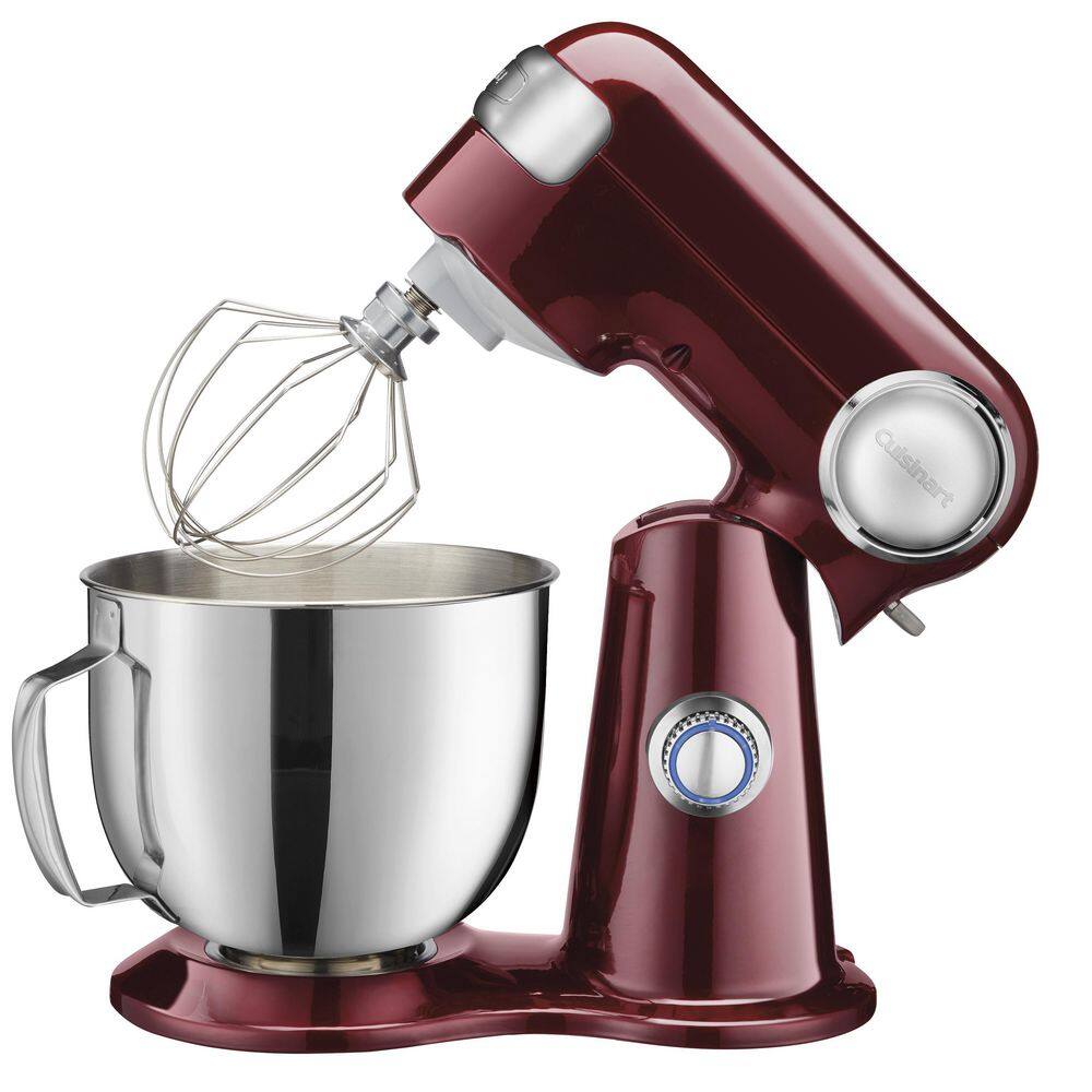 Cuisinart Precision Master 5.5 Qt. 500-Watt Die Cast 12-Speed Pinot Stand Mixer with Tilt-Back Head and Stainless Steel Bowl SM-50PN​