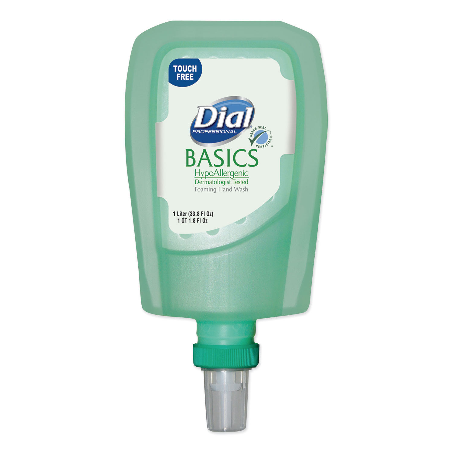 Basics Hypoallergenic Foaming Hand Wash Refill for FIT Touch Free Dispenser by Dialandreg; Professional DIA16722