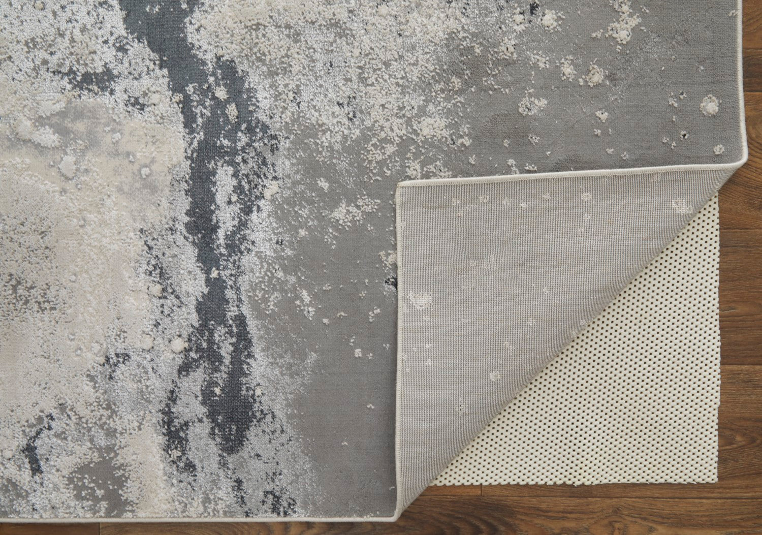 Oria Abstract Gray / Beige Rug