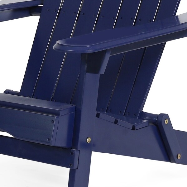 Hanlee Acacia Wood Folding Adirondack Chair by Christopher Knight Home