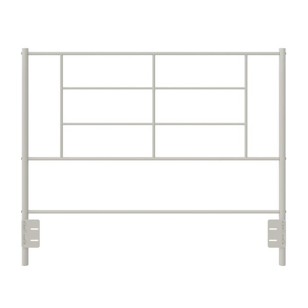 RealRooms Praxis Metal Headboard， Steel Construction， Mounting Hardware Included - - 37849859