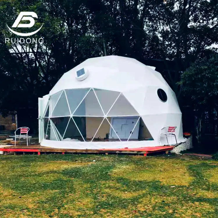 Commercial Glamping Dome Glass Tent Fun Hotel Camping Outdoor Waterproof Tents Dome Party Pour Event