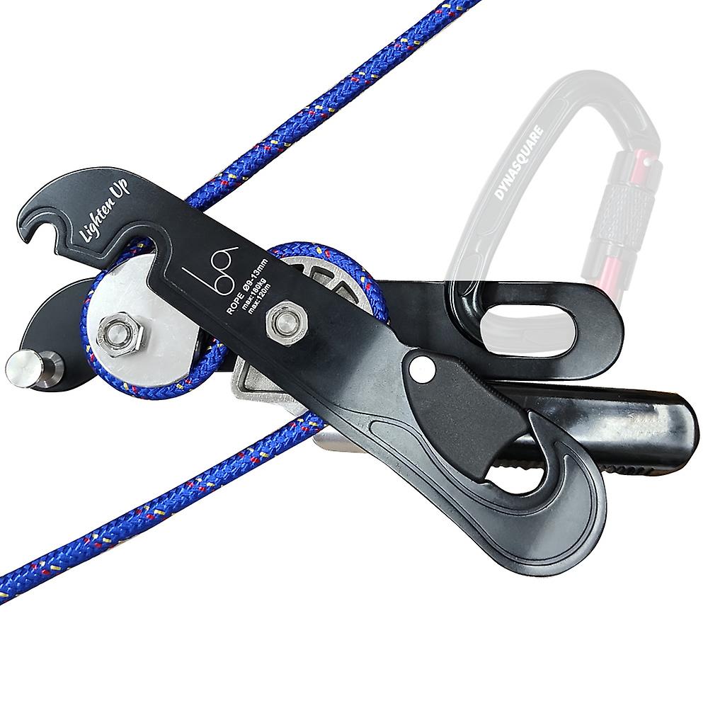 Professional Outdoor Sport Rock Climbing Descent Device Handle-control Downhill Descender Wall Cleaning Rappelling Brake Device