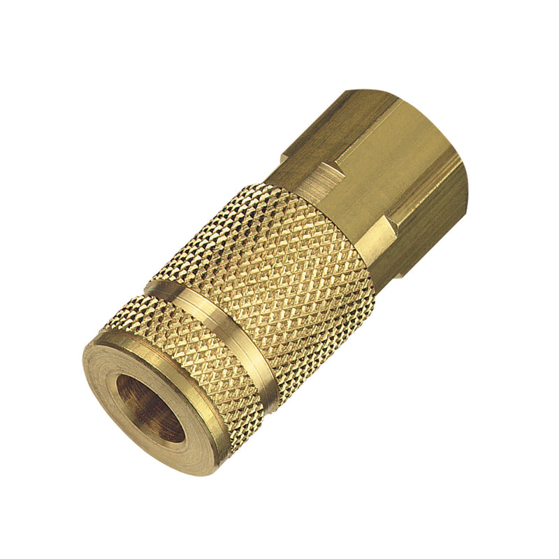 COUPLER BRASS 1/4