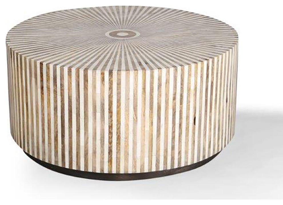 Parker House Crossings Downtown Round Cocktail Table   Traditional   Coffee Tables   by Parker House  Houzz