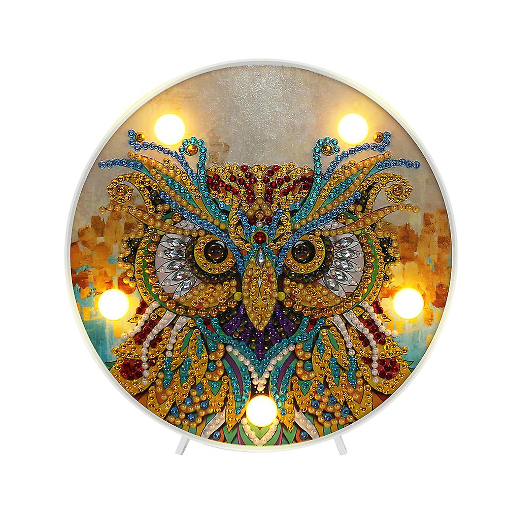 Diamond Painting Decoration Light Led Hand-made Decorative Night Lamp For Bedroomzxd054