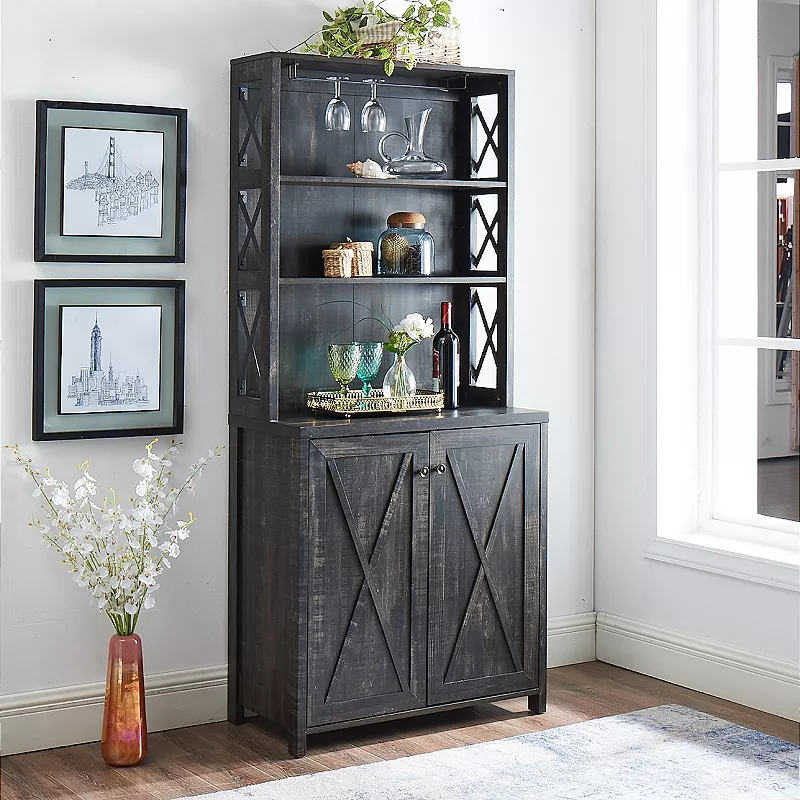 X-Frame Bar Storage Cabinet