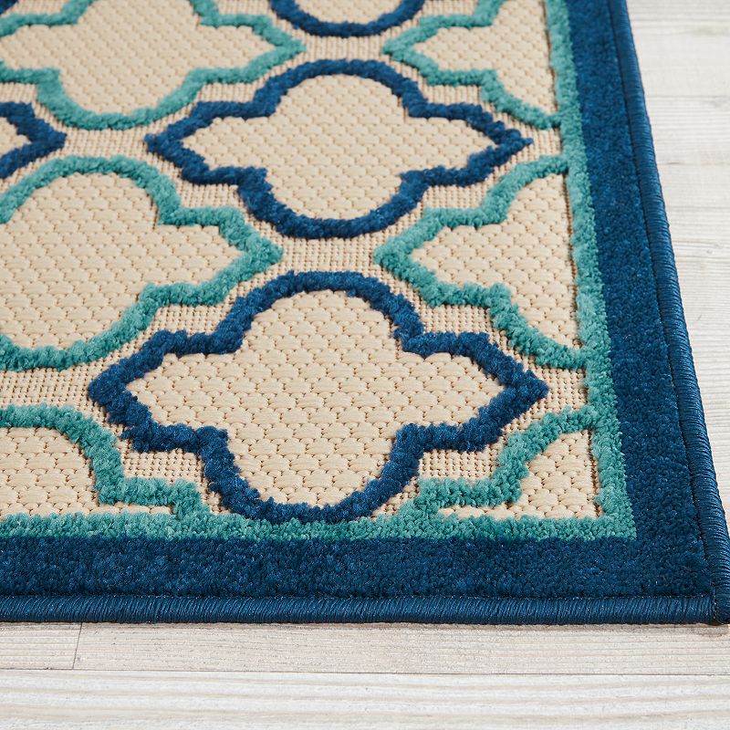 Nourison Aloha Trellis Indoor Outdoor Rug