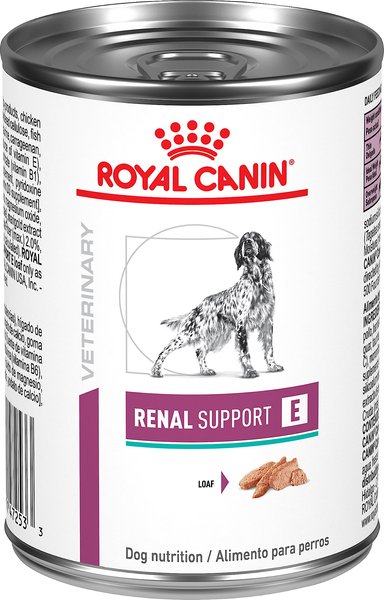 Royal Canin Veterinary Diet Adult Renal Support E Loaf Canned Dog Food