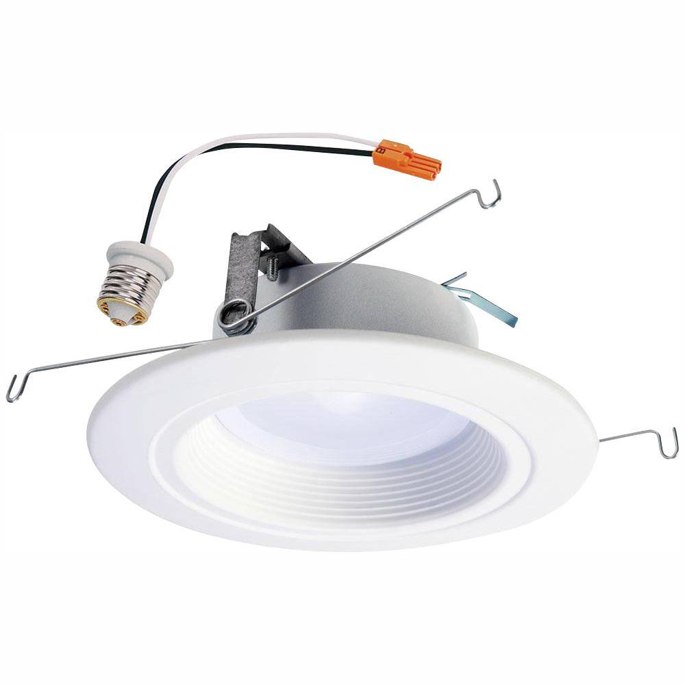 Halo RL 5 in. and 6 in. White Wireless Smart Integrated LED Recessed Downlight Ceiling Fixture Selectable Color Temperature RL560WHZHA69