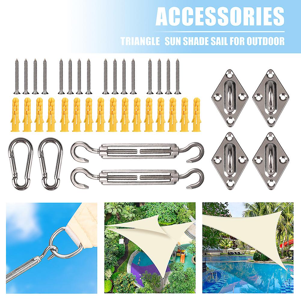 Born Pretty Sunshade Sail Fittings 4 304 Stainless Steel Garden Rectangular Sunshade Sail Fittings 4