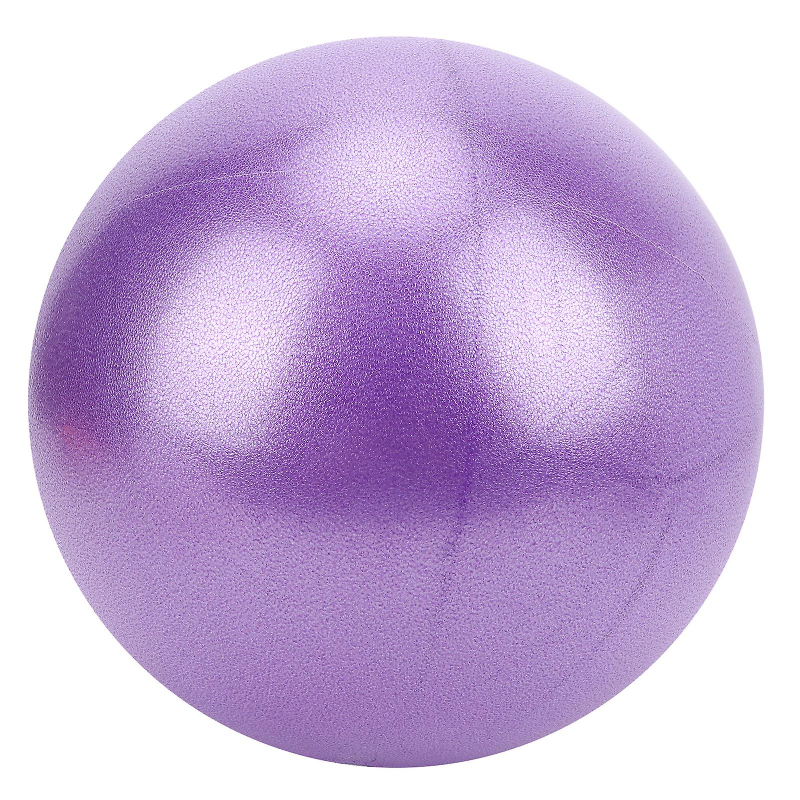 25cm Heavy Duty Yoga Exercise Ball Explosionproof Pilates Pregnancy Fitness Balls(purple )