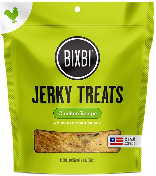 BIXBI Jerky Treats Chicken Recipe Dog Treats