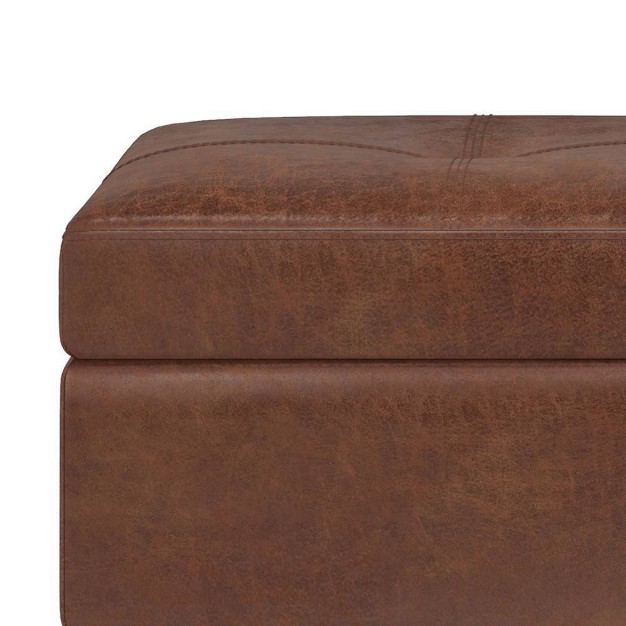 Jackson Storage Ottoman Bench With Tray Wyndenhall