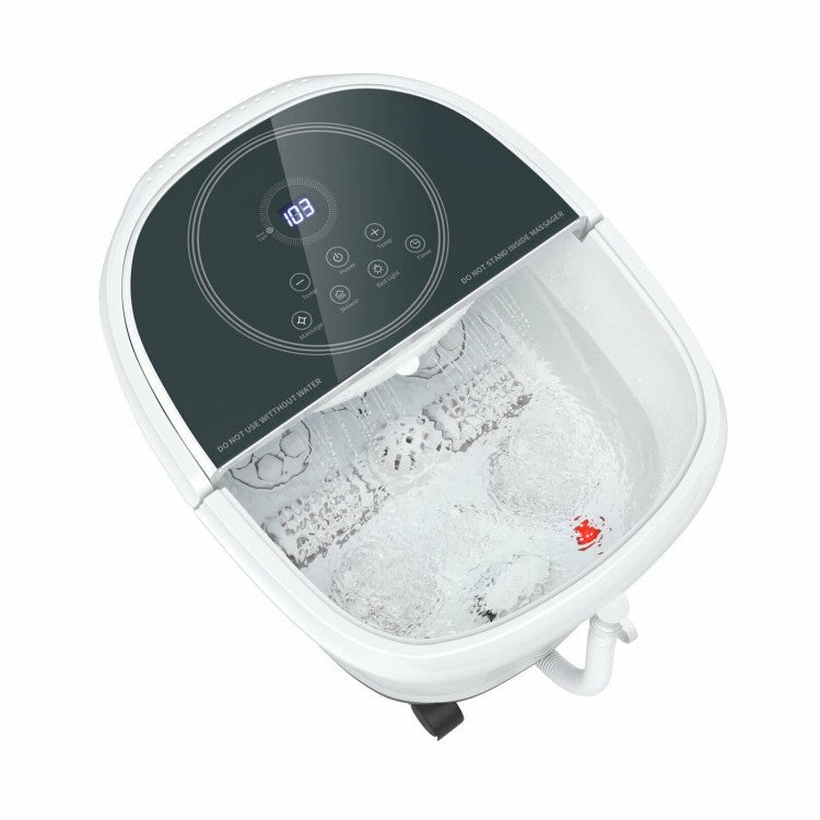 Best 2023 Electric Shiatsu Foot Spa Bath Massager With 3-Angle Shower