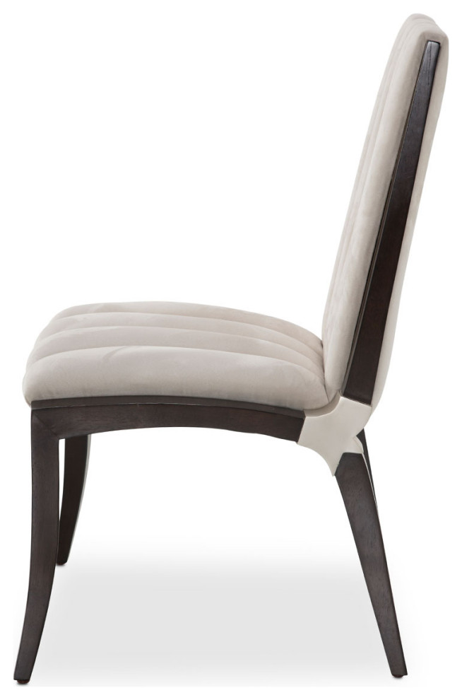 Paris Chic Dining Side Chair   Espresso   Transitional   Dining Chairs   by Michael Amini  Houzz