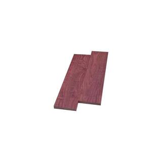 Swaner Hardwood 1 in. x 6 in. x 2 ft. Purpleheart S4S Board (5-Pack) OL04051624PU