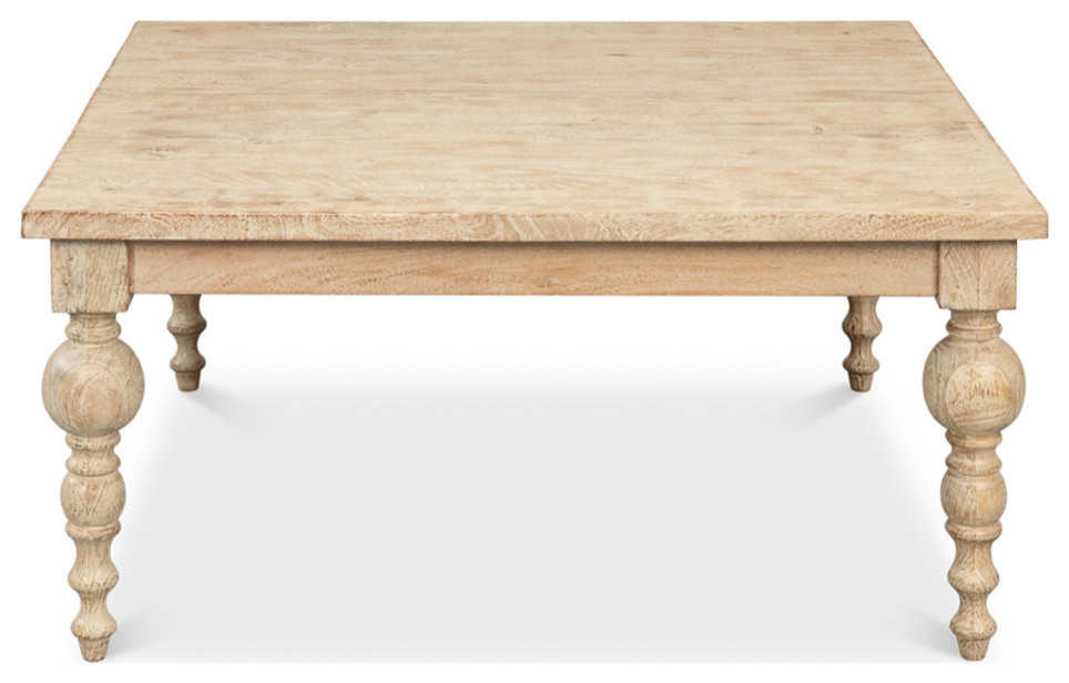 Organic Natural Coffee Table   French Country   Coffee Tables   by English Georgian America  Houzz