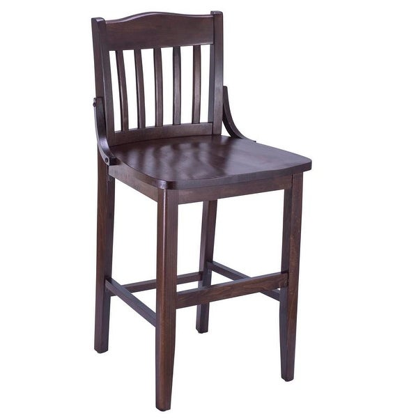 School House Solid Wood Counter Stool