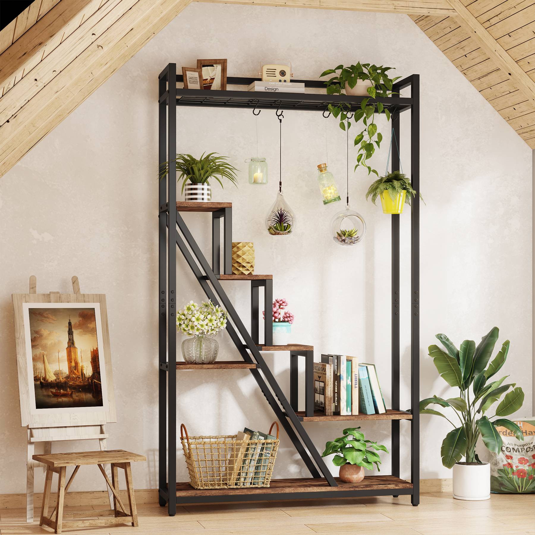 7-Tier Plant Stand, 70.9