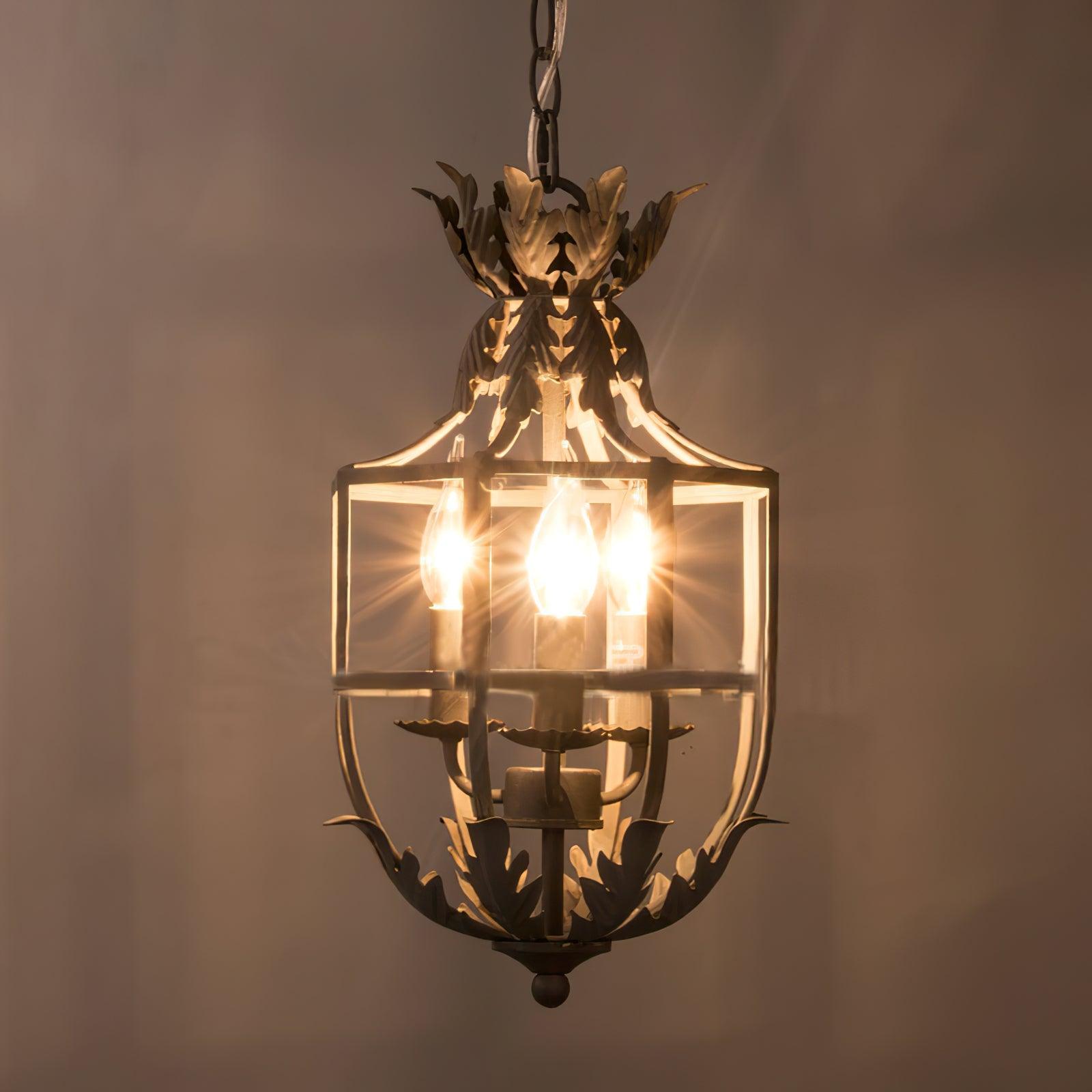 Lustre Retro Cage Chandelier