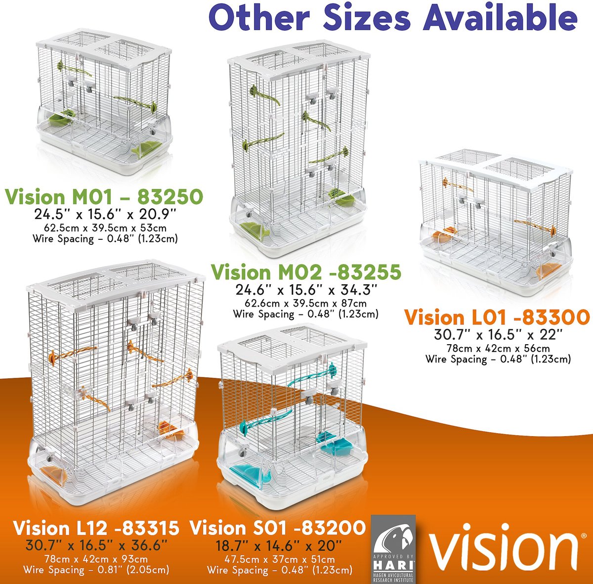 Vision II Model L12 Bird Cage